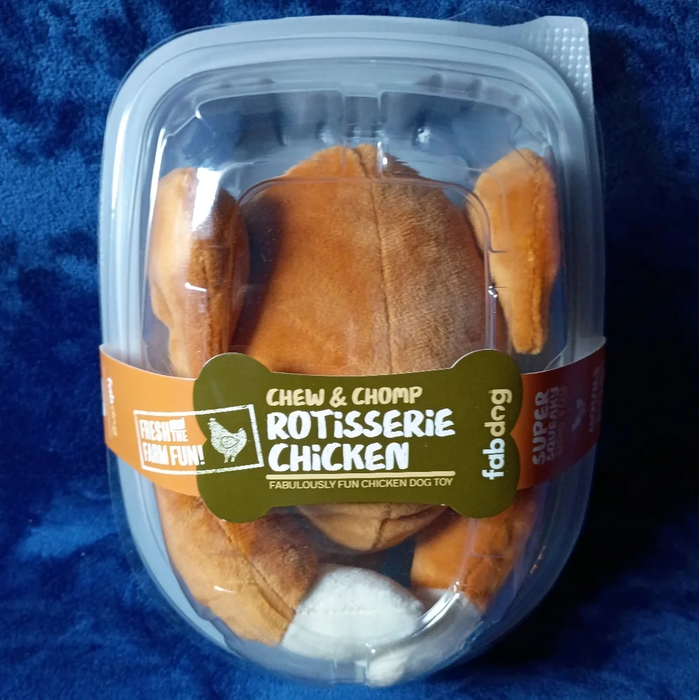Rotisserie Chicken Plush Dog Toy - Picture 1 of 6